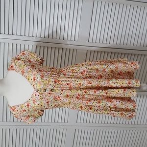 No Boundaries Floral Romantic Midi Dress, Size Juniors Large 11-13